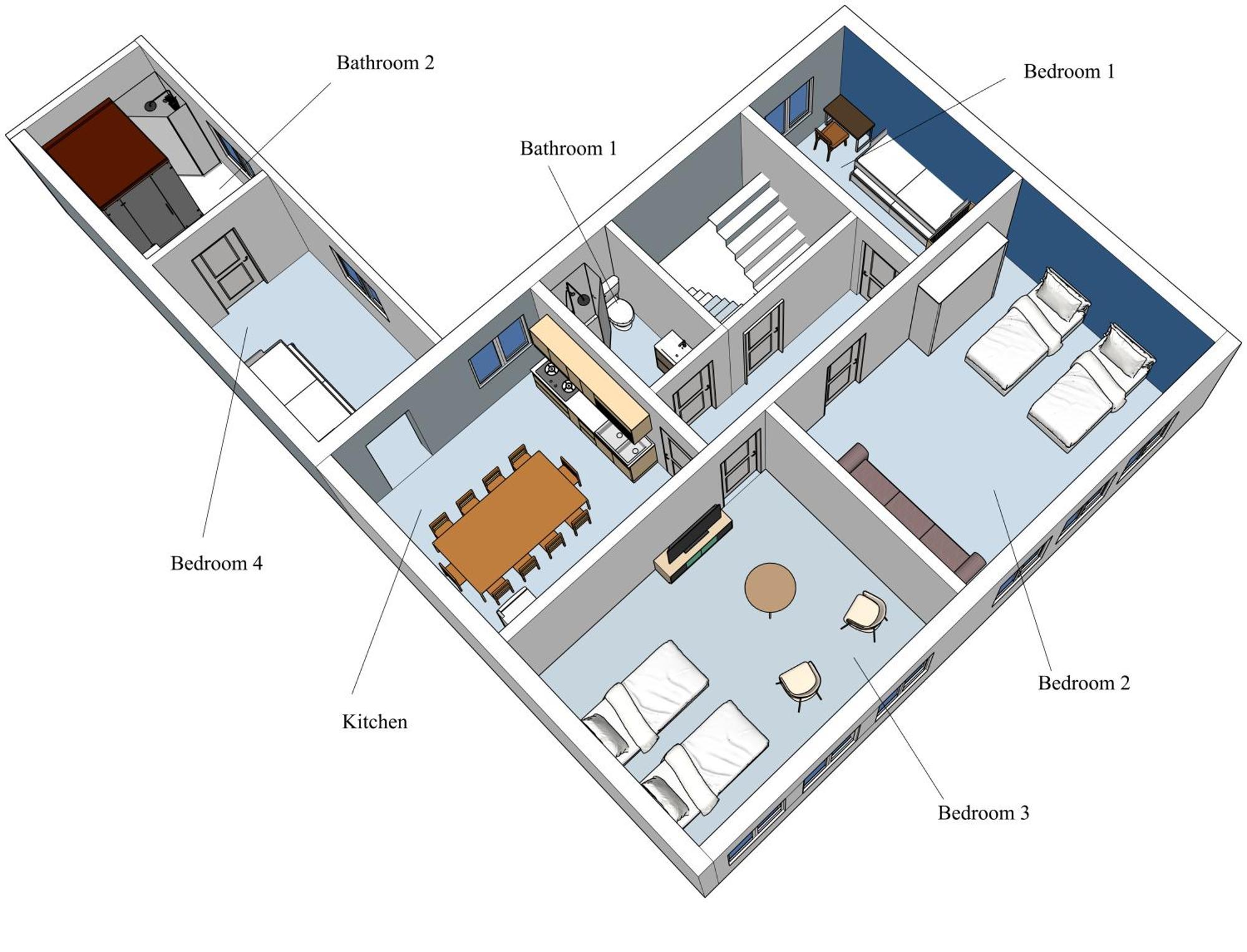 Huge With Sauna And Free Parking Apartment